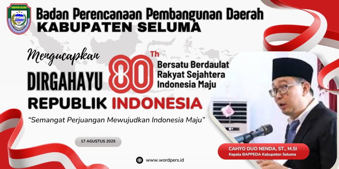 Bappeda Seluma HUT RI Ke 80 Tahun