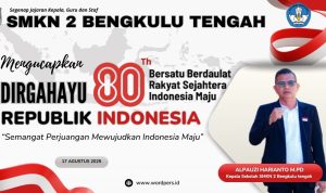 SMKN 2 Bengkulu Tengah Mengucapkan Dirgahayu HUT RI KE-80 Tahun 2025