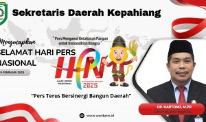 Sekda Kepahiang Mengucapkan Selamat Hari pers Nasional 2025 Foto/Dok; Redaksi WP