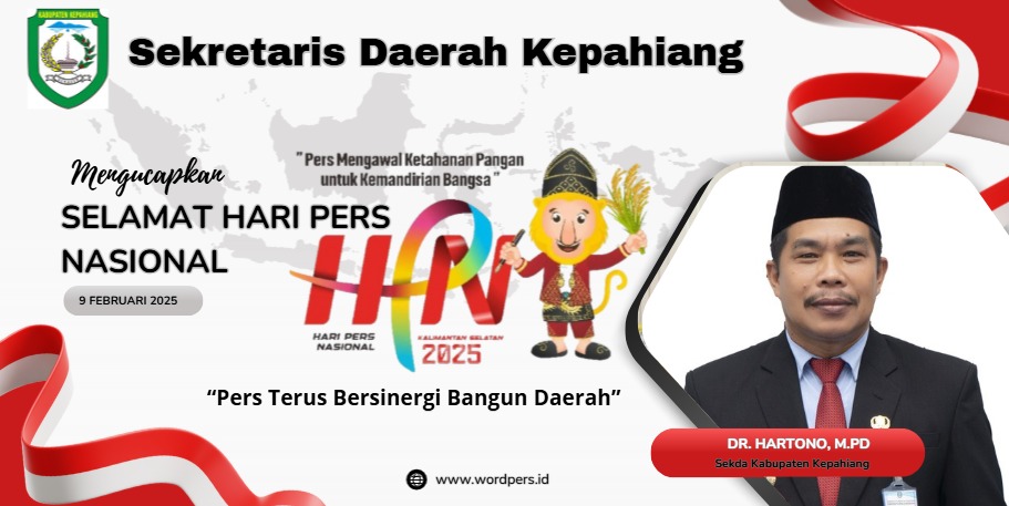 Sekda Kepahiang Mengucapkan Selamat Hari pers Nasional 2025 Foto/Dok; Redaksi WP