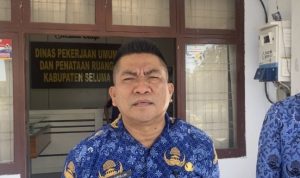 Kepala Dinas Pekerjaan Umum dan Penataan Ruang (PUPR) Kabupaten Seluma, M. Saipullah, ST,