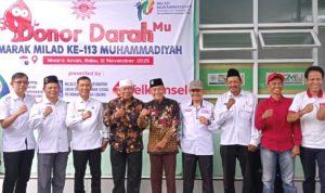 Wakil Bupati Lebong Apresiasi Aksi Donor Darah Milad ke-113 Muhammadiyah: “Ini Bentuk Nyata Kepedulian dan Kemanusiaan”