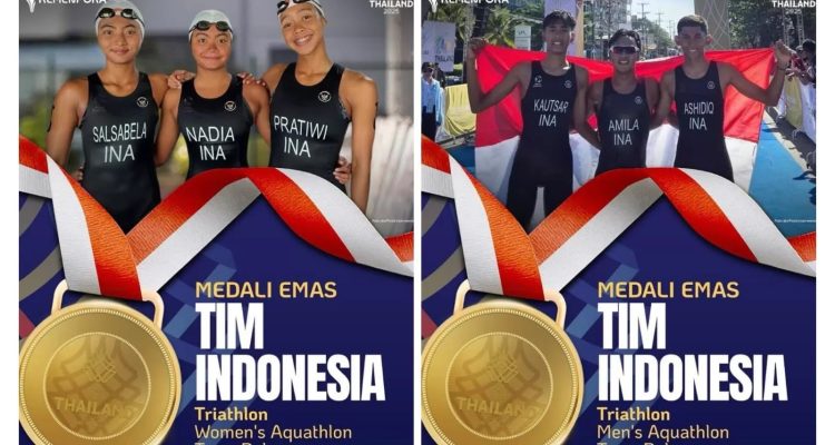 Atlet Tulungagung Bersinar di SEA Games 2025 Thailand, Binta dan Noval Sumbang Medali untuk Indonesia (Foto/Dok: Ist/AGRIS)