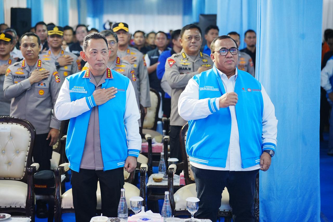 Di HUT KSPSI-Harpekindo, Kapolri Tekankan Perkuat Sinergitas hingga Dukung Hak Buruh