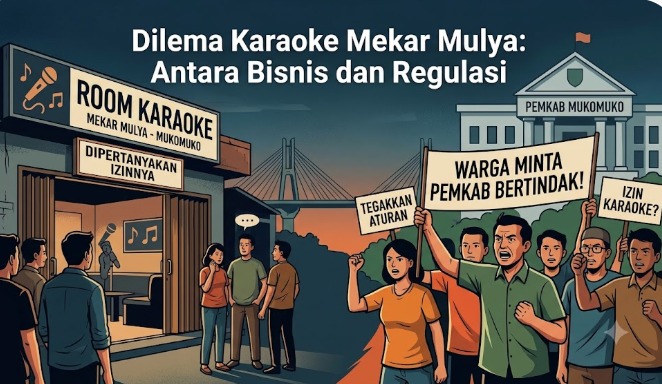 Room Karaoke Mukomuko Ilustrasi