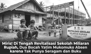 Ilustrasi Dua Anak Yatim di Mukomuko tak Sekolah sepekan karena tak punya seragam dan buku